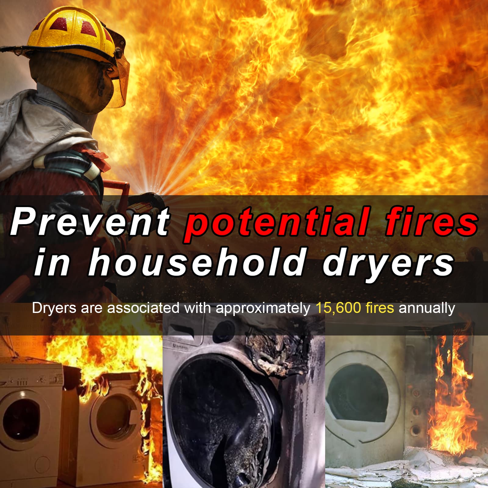 Upgraded Dryer Vent Cleaner Kit: Universal Vacuum Hose Attachment for Lint Removal Fits All Vacuums Deep Cleaning Brush for Clogged Ducts Fluff remover, dryer ventilation vacuum hose thumbnail 7
