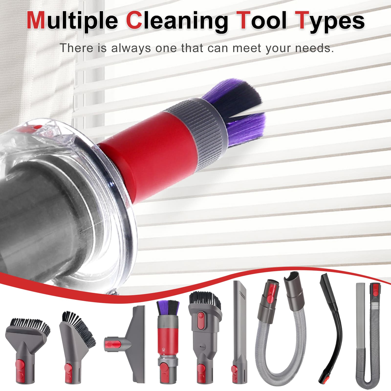 Replacement Vacuum Cleaner Kits Parts,Filter,Brush,Hose,Crevice Tool,Dryer Lint Vac Attachments Compatible with V15 V11 V8 V9 V7 V10 V11 V12 Detect Cyclone Absolute Cordless Vacuum Accessories thumbnail 8