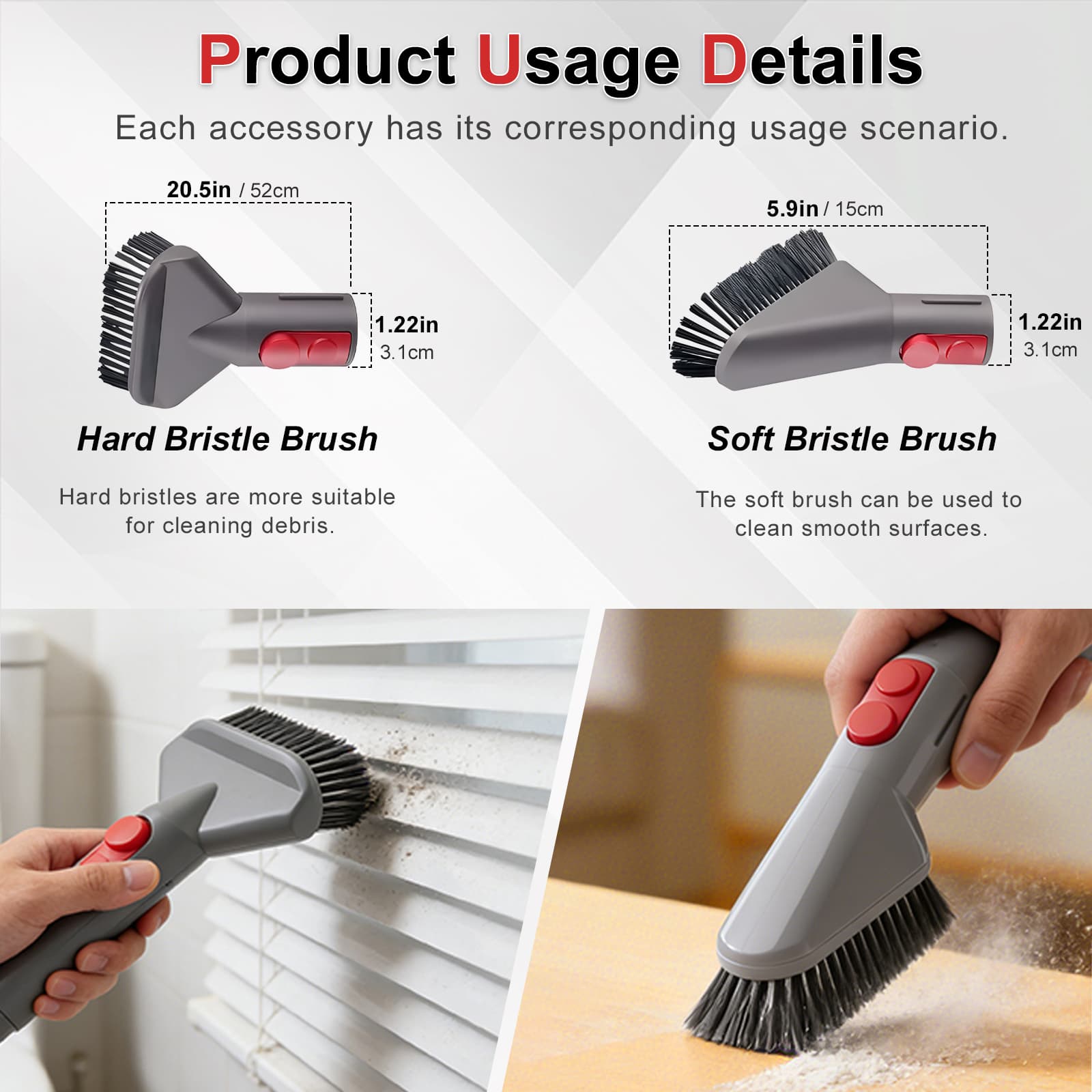 Replacement Vacuum Cleaner Kits Parts,Filter,Brush,Hose,Crevice Tool,Dryer Lint Vac Attachments Compatible with V15 V11 V8 V9 V7 V10 V11 V12 Detect Cyclone Absolute Cordless Vacuum Accessories thumbnail 3