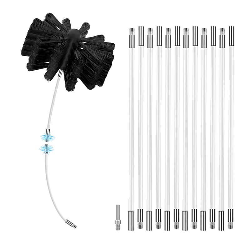 Drying machine vent cleaning kit