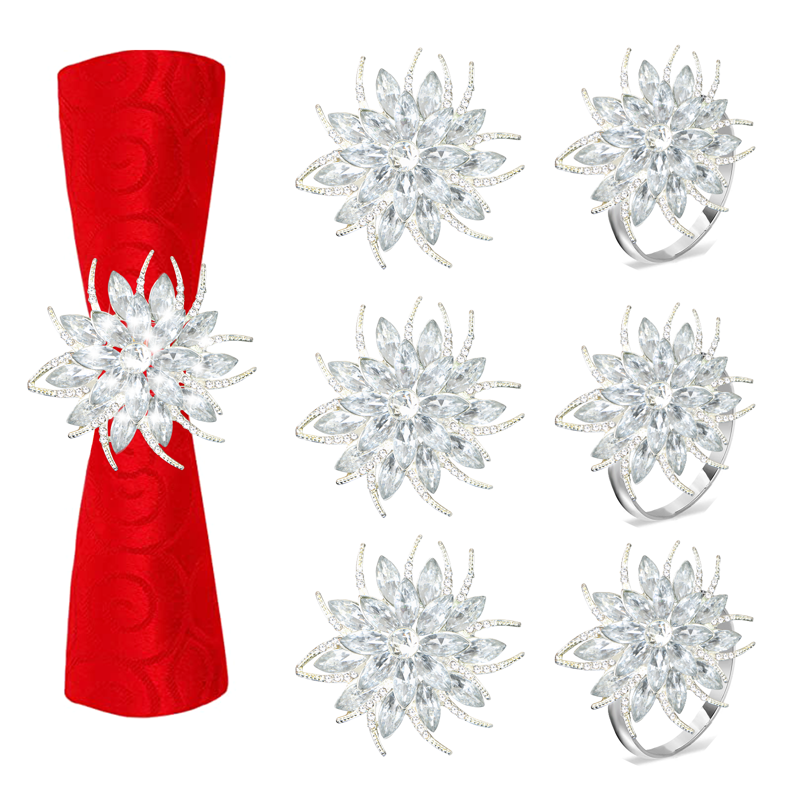 Snowflake shop napkin holder